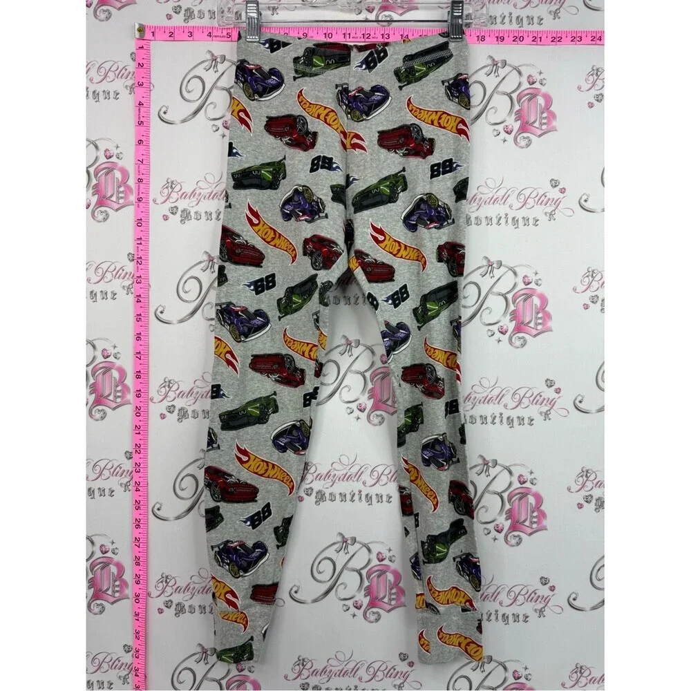 GAP hot wheels pants bottoms Grey Hot Wheels Car Print Leggings